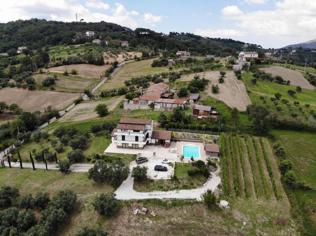 Villa Santoro Ai Tre Ulivi Con Piscina Privata Caiazzo エクステリア 写真